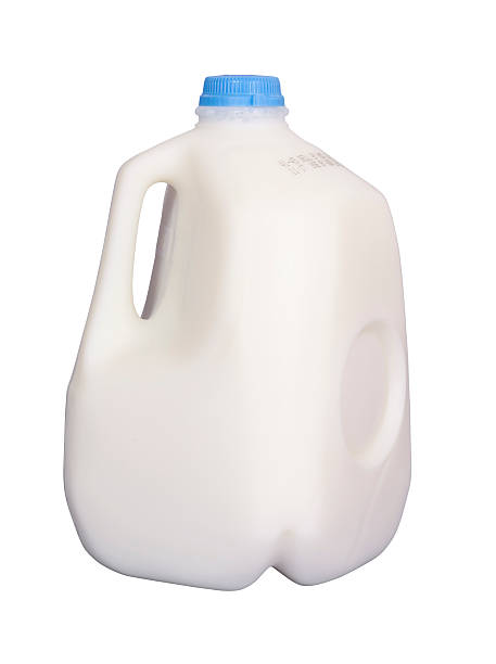 Gallon of Milk Gallon of milk, isolated w/clipping path jug photos stock pictures, royalty-free photos & images