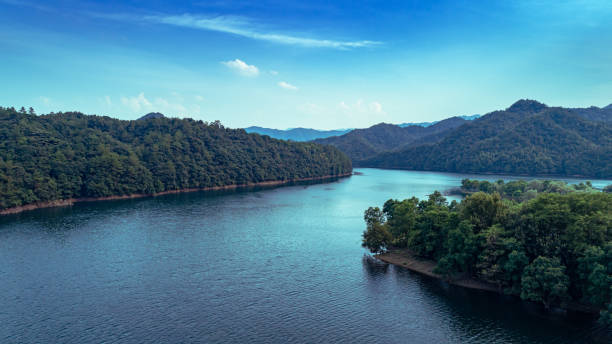 istock Beautiful nature reservoir 1345635570