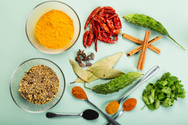 istock Indian cuisine ingredients 1345636855