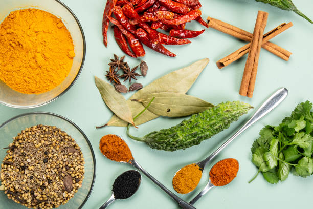 istock Indian cuisine ingredients 1345636899