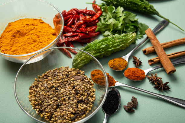 istock Indian cuisine ingredients 1345636917