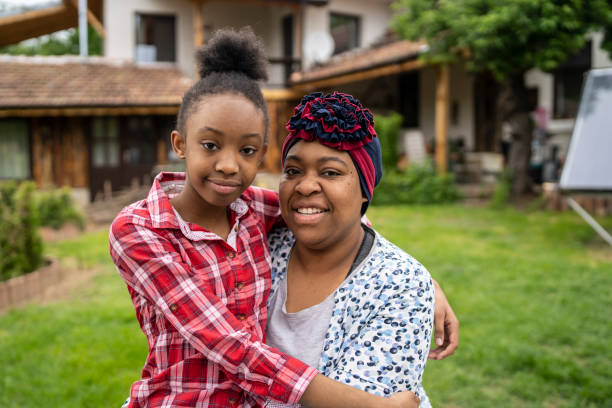 istock Mother and daugher's portrait 1345642568