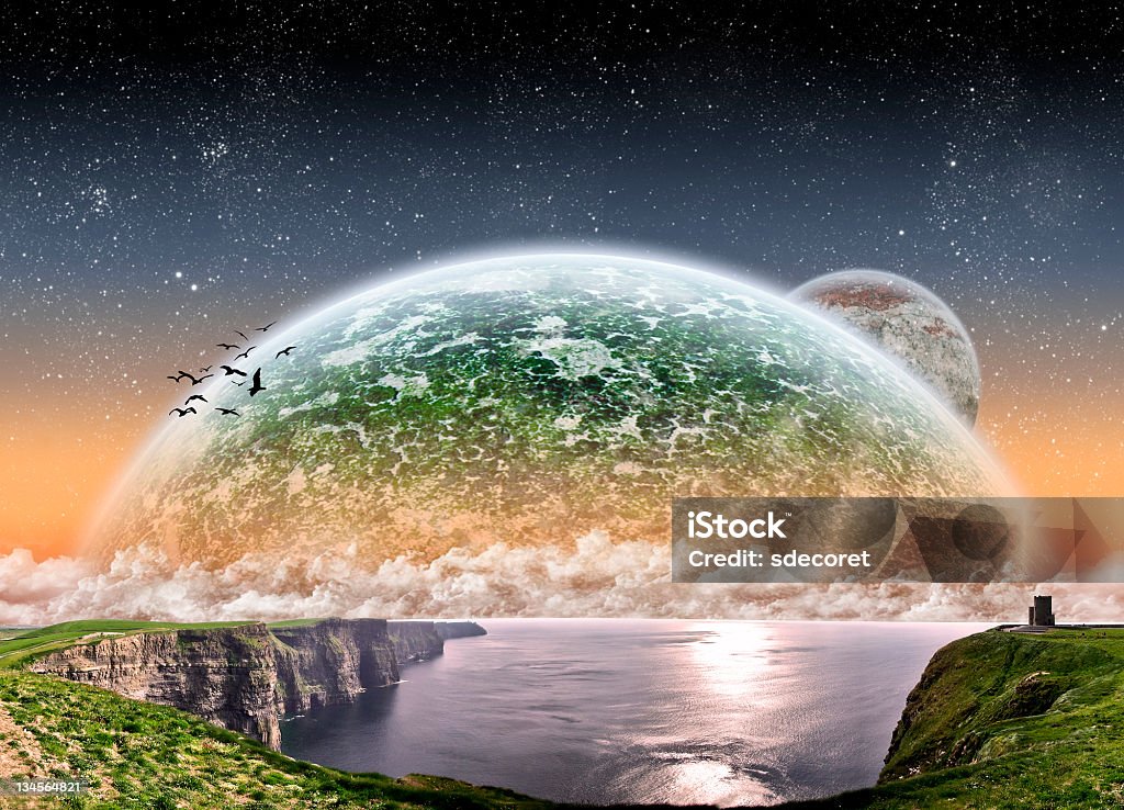 Planeta Krajobraz ilustracji - Zbiór zdjęć royalty-free (Astronomia)