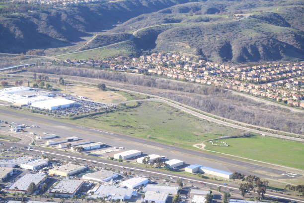 istock Flight over southern california 1345657714