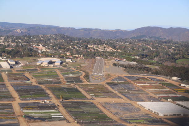 Flight over southern california