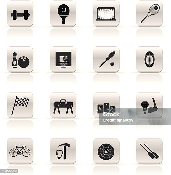 Simple Sports Gear And Tools Icons Stock Illustration - Download Image Now - Golf, Hammer, Activity