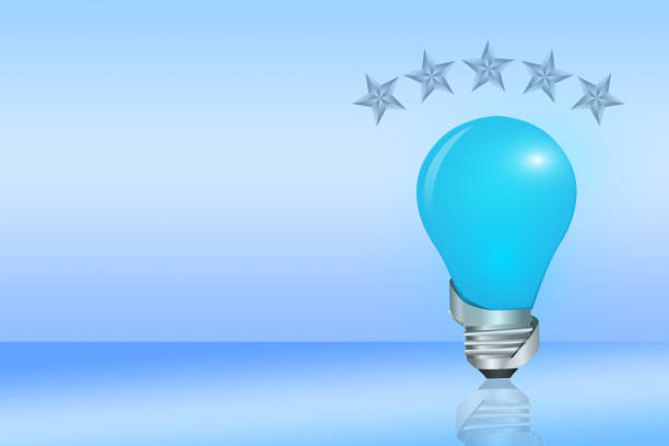 istock 3d rendering Idea innovation and inspiration concept, new technology in the future, brainstorming, and education ideas with a light bulb  background. 1345670760