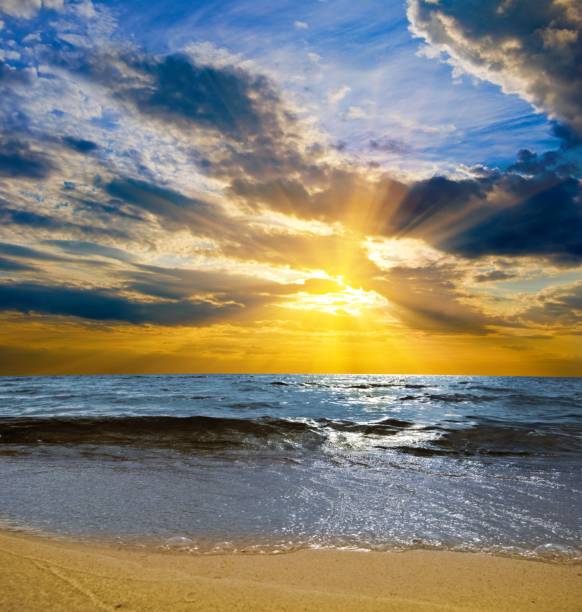 istock sea coast at the sunset 1345675695