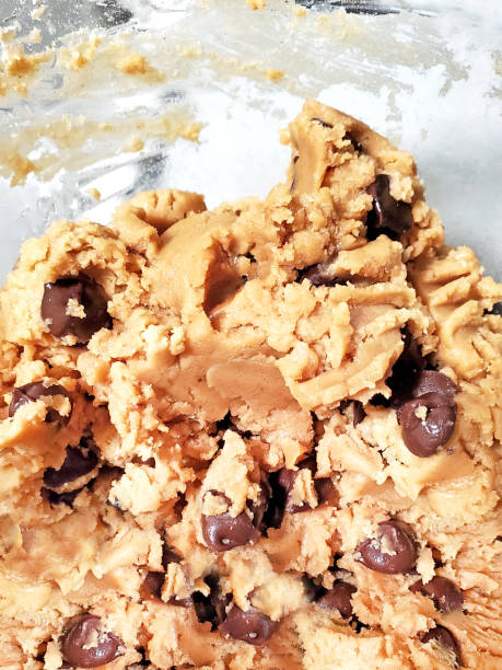 istock Peanut Butter Chocolate Chip Cookie Dough 1345679289