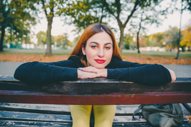 istock Enjoying in autumn day 1345680099
