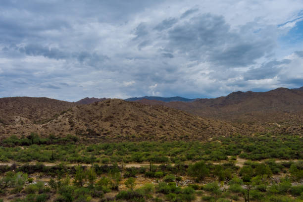 istock Amazing beautiful panoramic landscape in valley Arizona 1345681246