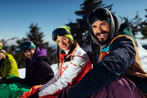 istock Best friends always ski together 1345691447