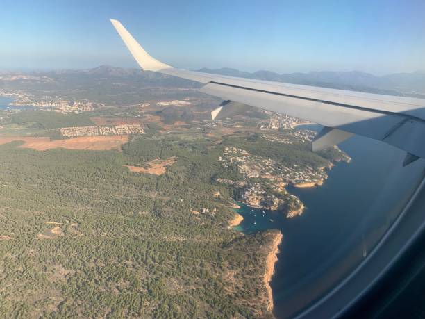 istock Birds eye view of Mallorca, Spain 1345709271