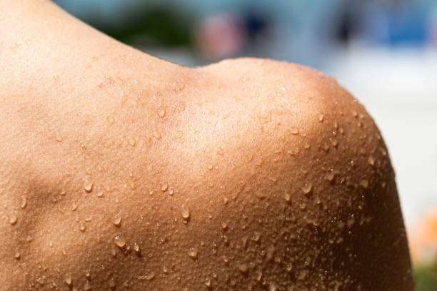 istock Woman's Shoulder After Swimming 1345713389