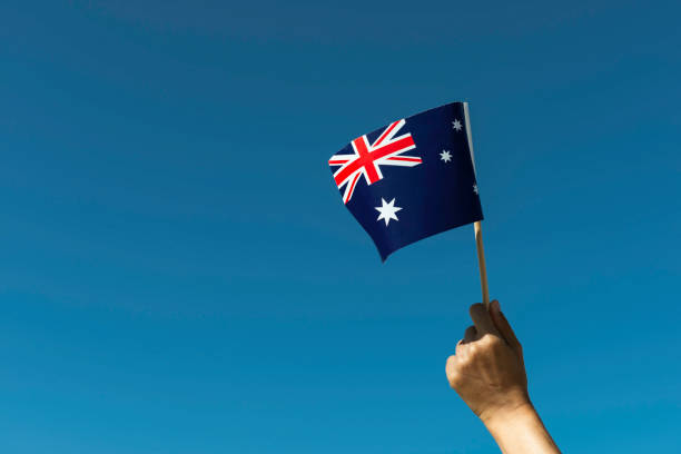 istock Flag of Australia 1345714466