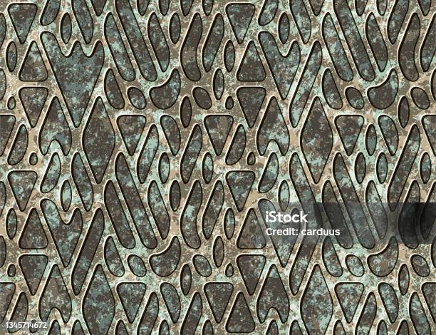 Rusty Steel Pattern Seamless Rusty Metal Pattern Stock Illustration - Download Image Now ...