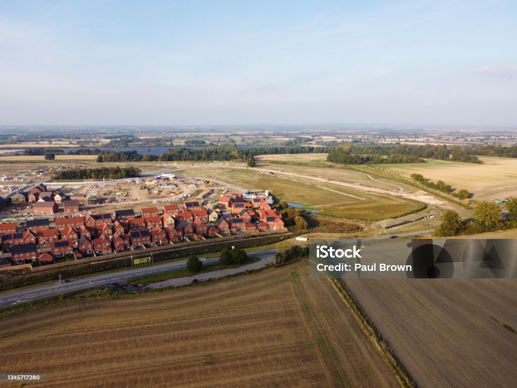 Kingsgrove Development, Wantage. Kingsgrove Development, Wantage. Oxfordshire. October 2021 Land Stock Photo