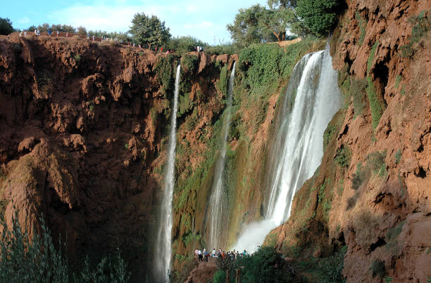 istock Ouzoud waterfall in Atlas of Morocco 1345729193