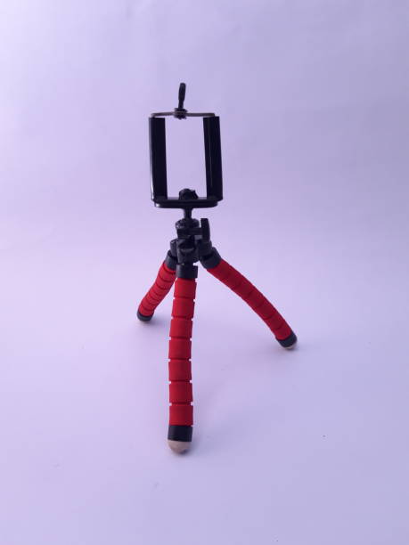 istock Portable tripod for phone 1345740506