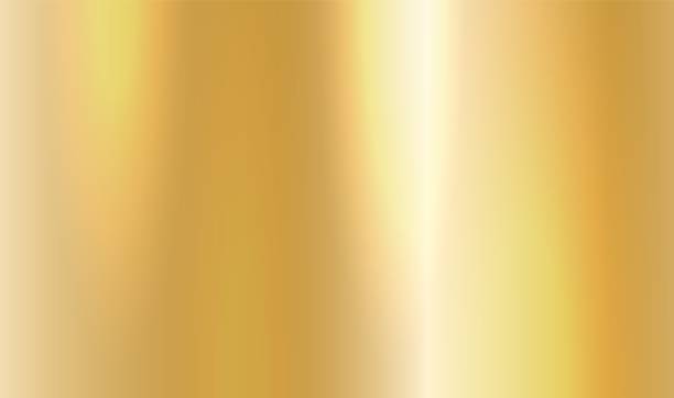 istock Gold gradient. Golden metal realistic plate. Luxury shine backdrop template. Elegant fashion vector background 1345741735