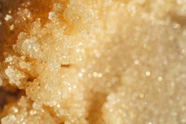 istock The texture of a shining scrub close-up. 1345742557