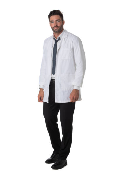 istock Male doctor isolated on white 1345760464