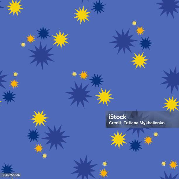 Reoccuring Pattern Backgrounds Stars Star Seamless Pattern Repeating Space Background With Cosmic Flashes In ...