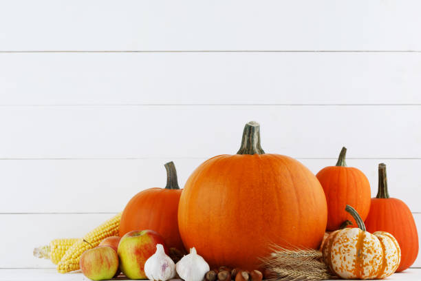 istock Harvested autumn food 1345769034