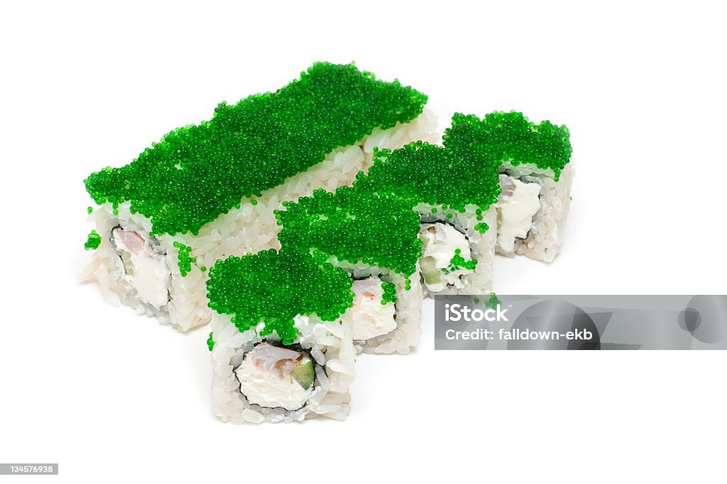 Rollo maki verde - Foto de stock de Alga Marina libre de derechos