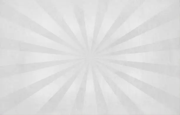 Vector illustration of Grey coloured textured effect grunge sunburst vector retro horizontal blank and empty backgrounds