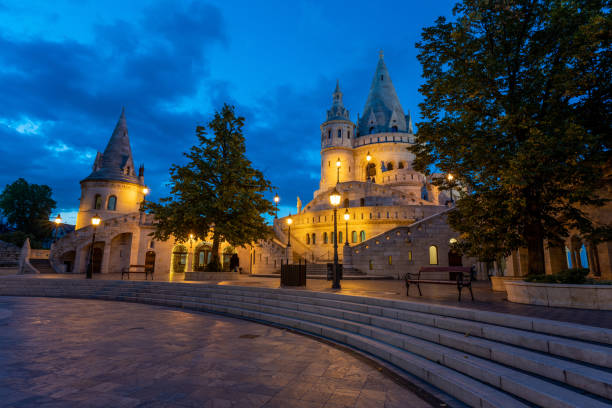 istock evening view on amazing architecture of Budapest in Hungary 1345781570