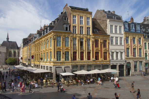 istock Facades of old Lille 1345795064
