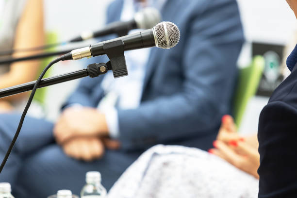istock Business conference or round table event 1345796957