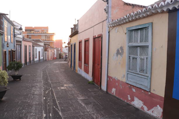 istock volcano la Palma ashes in street 1345799353