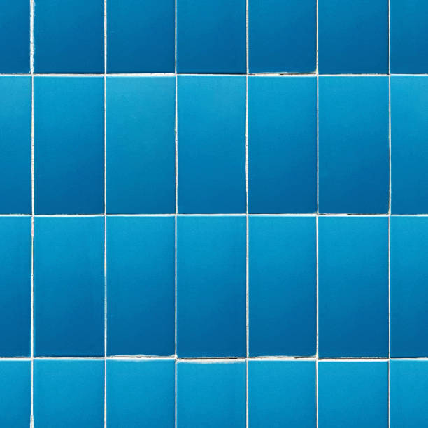 istock Blue Old Tiles Texture. Seamless texture. Perfect tiled on all sides. 1345801650