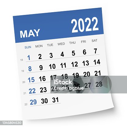istock May 2022 Calendar 1345804530