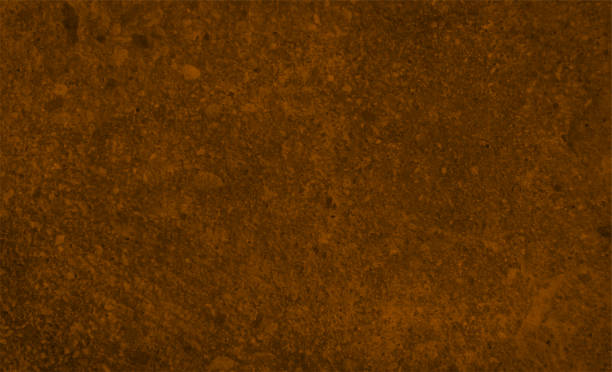 ilustraciones, imágenes clip art, dibujos animados e iconos de stock de fondos vectoriales horizontales con una pared como una textura rugosa punteada, de grano desigual pintada en color marrón chocolate - rust background illustrations