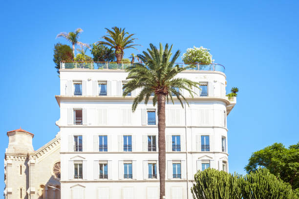 istock Building somewhere in Cannes french riviera, Provence 1345806400
