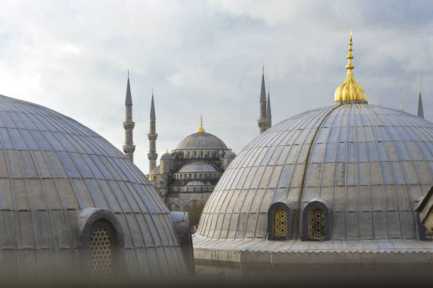 이스탄불 터키 모스크 - minaret 뉴스 사진 이미지