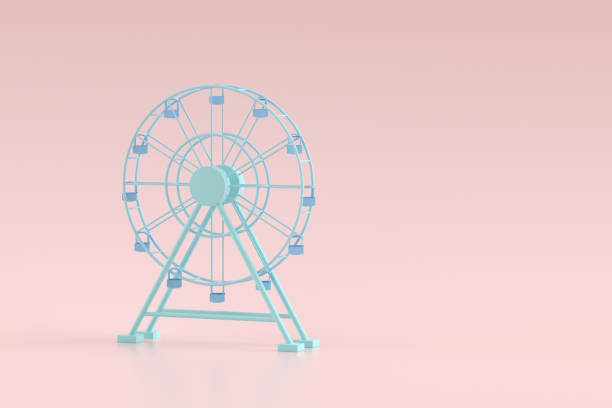 istock 3d rendering cartoon funfair picture 1345811819