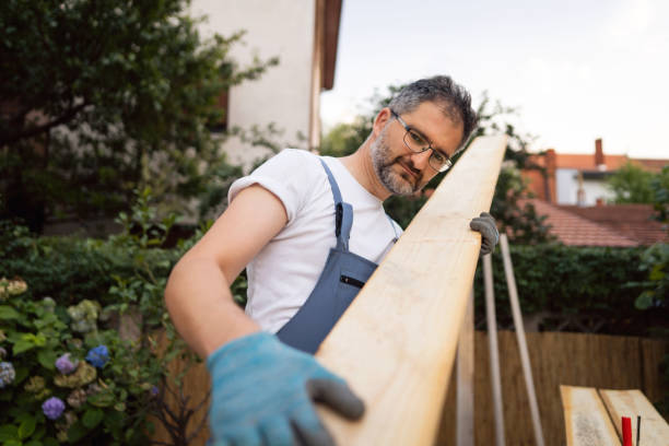 istock Carpenter examining the quality of a timber, at his workshop 1345819011