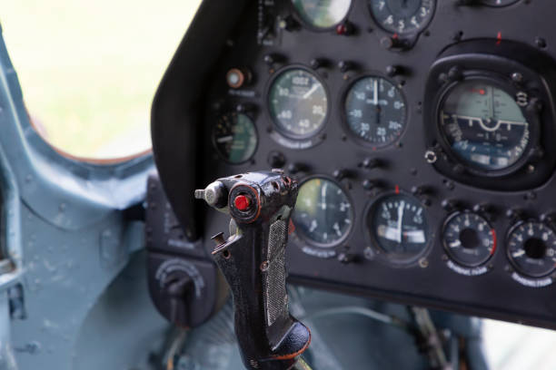 Control of a helicopter Control of a helicopter with a joystick close-up helicopter modern stock pictures, royalty-free photos & images