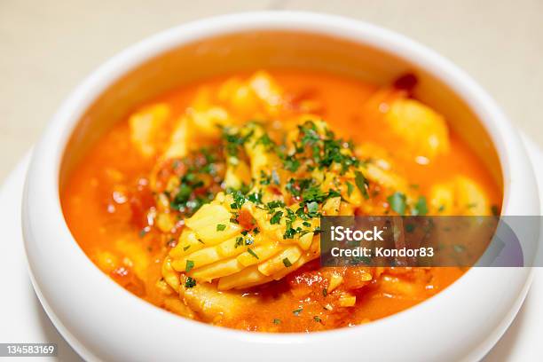 Mediterranean Seafood Soup Stock Photo - Download Image Now - Close-up, Crustacean, Dieting