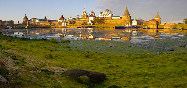 istock Panorama view of monastery on Solovetsky Islands. 134583759