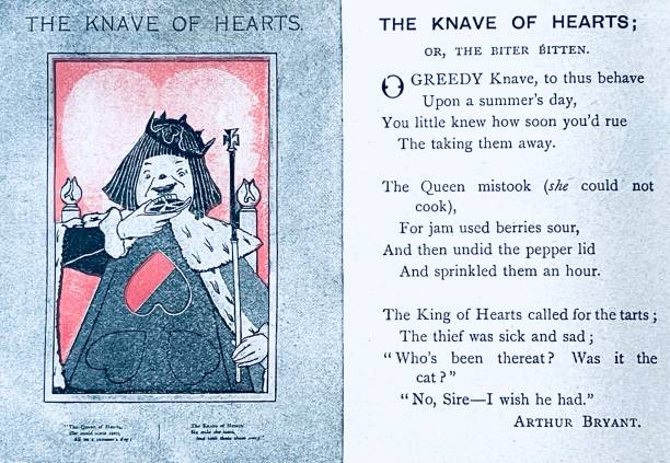 ilustraciones, imágenes clip art, dibujos animados e iconos de stock de el nudo de los corazones, poema - jack of hearts jack cards heart shape
