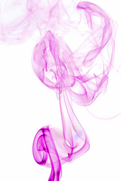 istock swirling movement of purple smoke group 1345839497