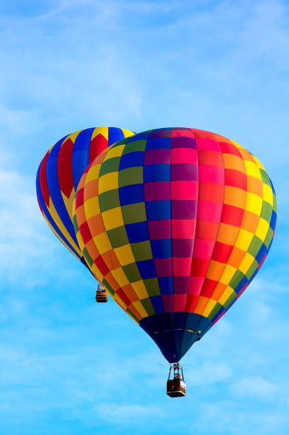 istock Multiple colorful hotair balloons 1345839539