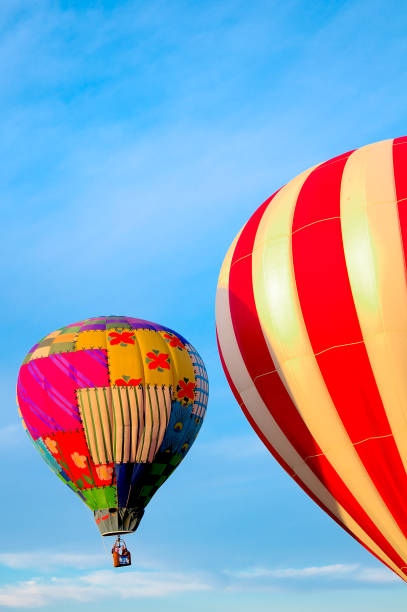 istock Multiple colorful hotair balloons 1345839622