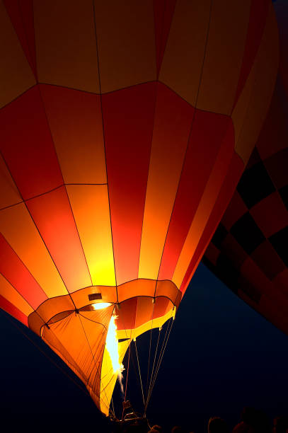 istock Early Morning Hotair Balloon Glow 1345840070