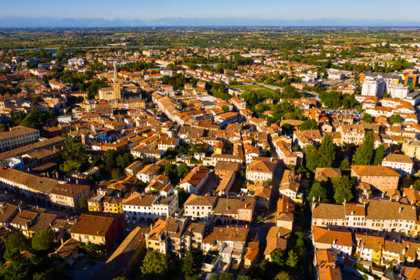 istock Aerial view of Portogruaro 1345850335